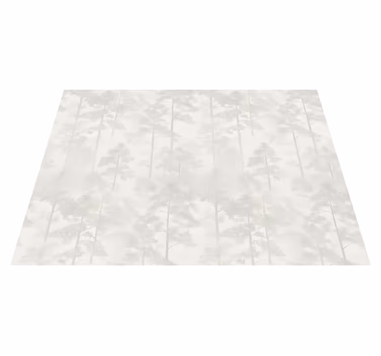 Tapis vinyle chambre forêt brumeuse mystérieuse - TenStickers