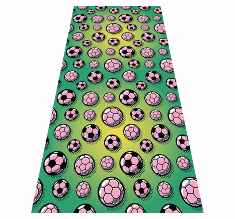 Tapis vinyle chambre arrière-plan dégradé terrain de foot - TenStickers