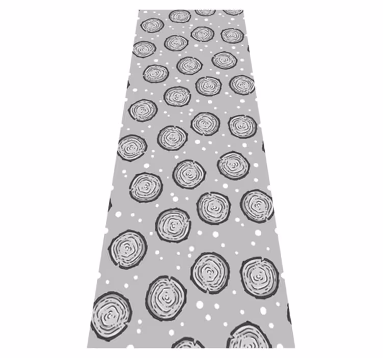 Tapis vinyle chambre style alpin nordique - TenStickers