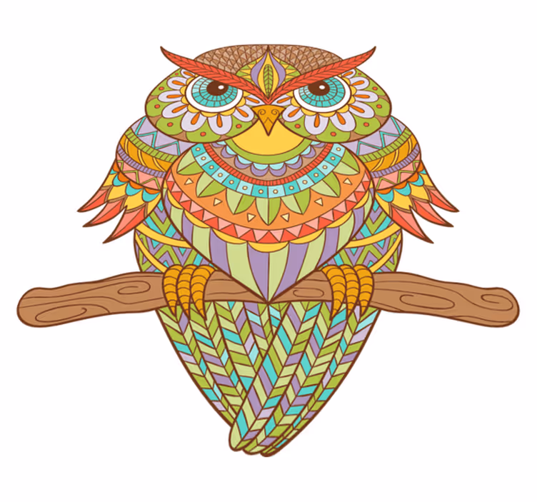 Tapis vinyle chambre ave huichol - TenStickers