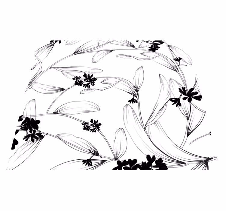 Tapis vinyle nature liliac avant-garde - TenStickers