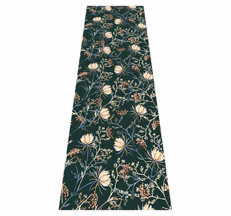 Tapis vinyle nature style Émeraude rétabli - TenStickers