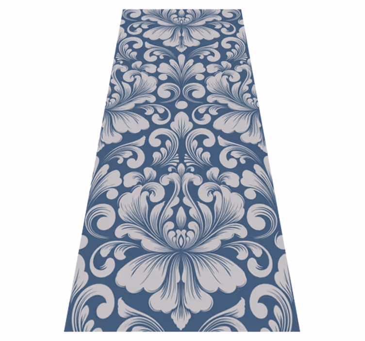 Tapis vinyle vintage motif damassé classique - TenStickers