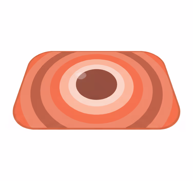 Tapis vinyle design moderne terra rosa - TenStickers