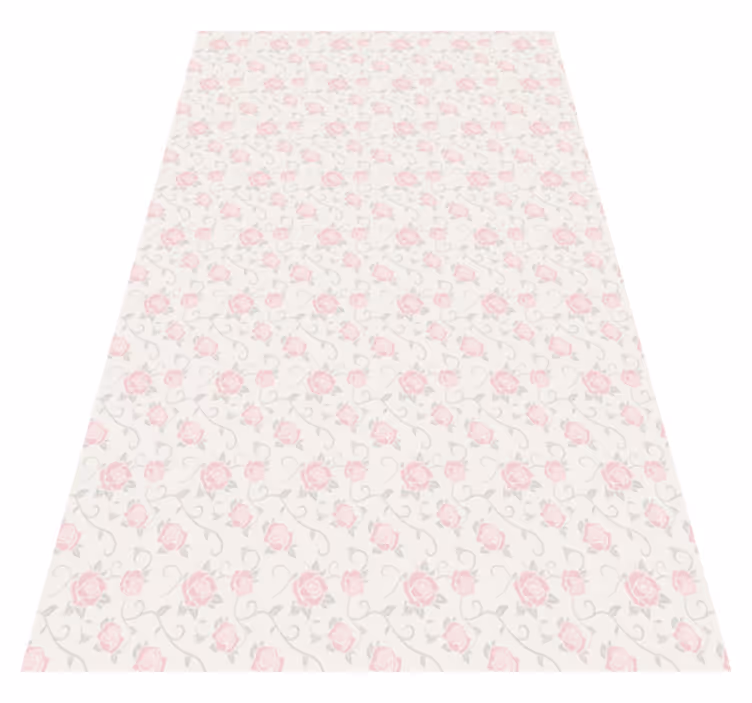 Tapis vinyle vintage fleurs des champs vintage - TenStickers