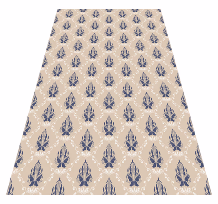 Tapis vinyle vintage pochoir - TenStickers