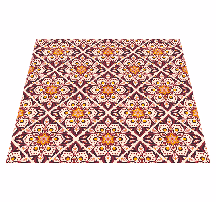 Tapis vinyle vintage motif château classique - TenStickers