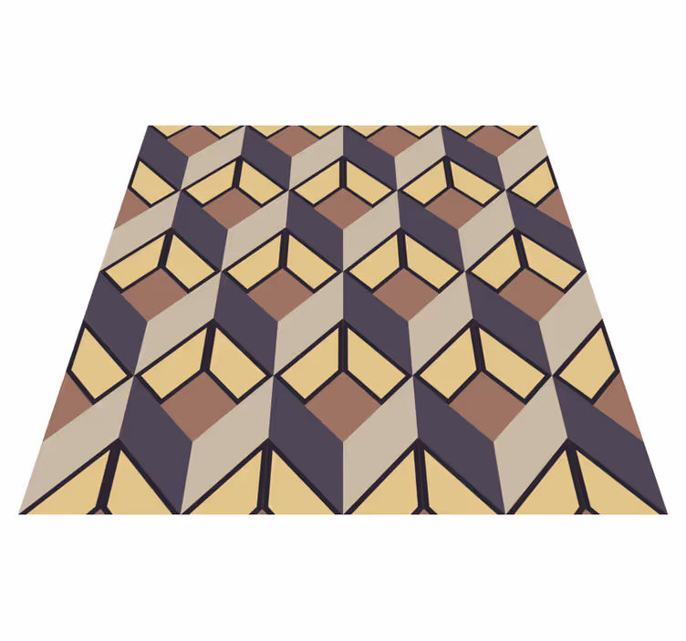 Tapis vinyle vintage gris rétro - TenStickers