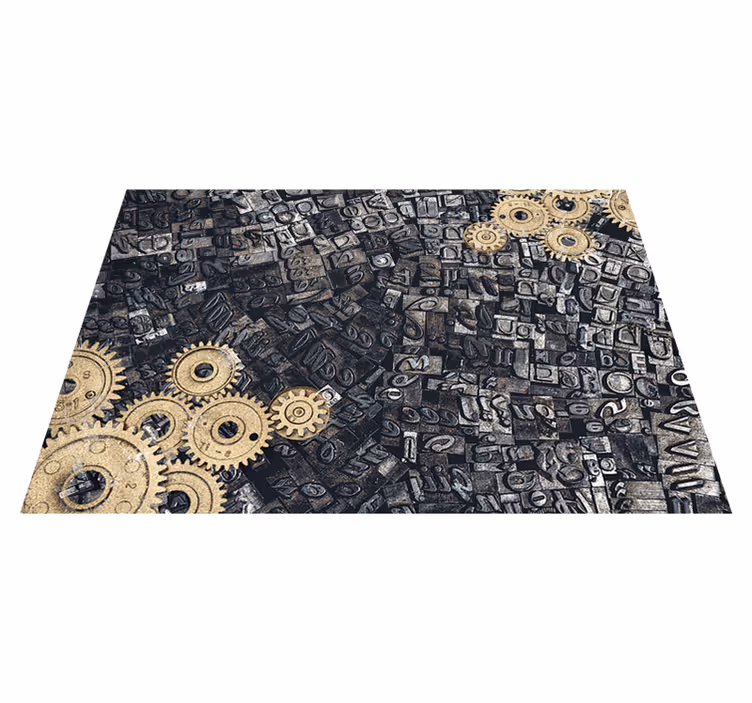 Tapis vinyle vintage 3d rétro nostalgique métal gear - TenStickers