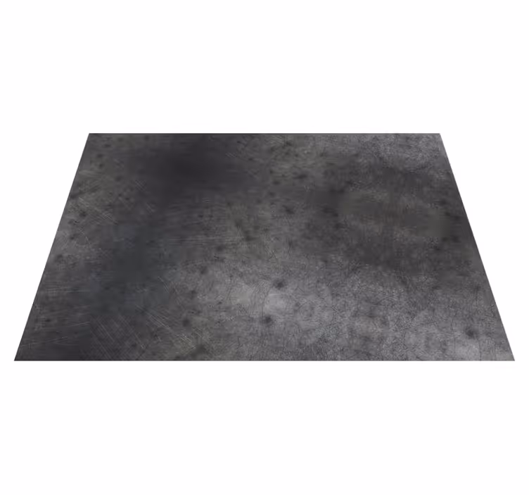 Tapis vinyle texture acier noir - TenStickers