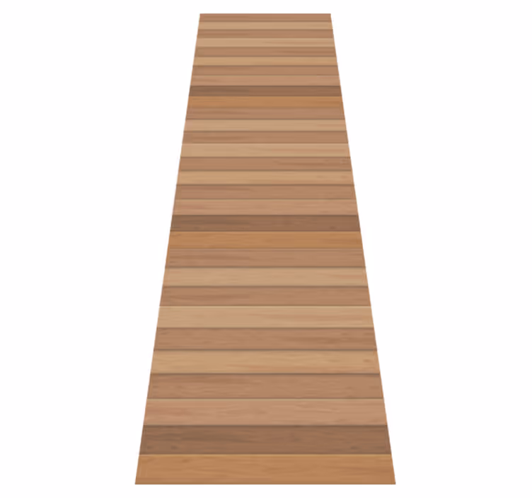 Tapis vinyle texture planches en bois rustiques élégantes - TenStickers
