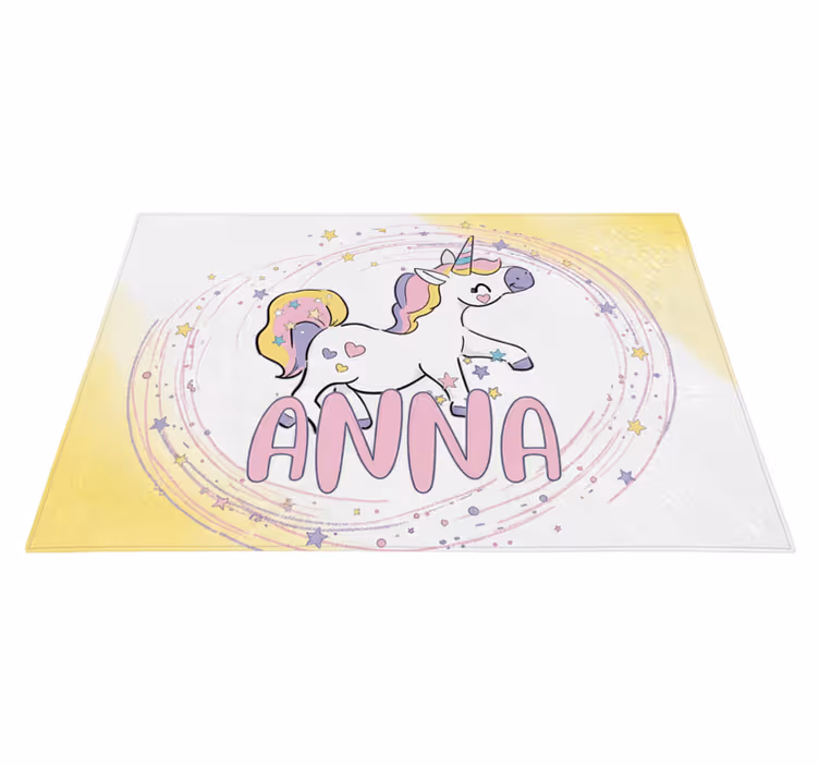 Tapis vinyle pour enfants design licorne magique - TenStickers