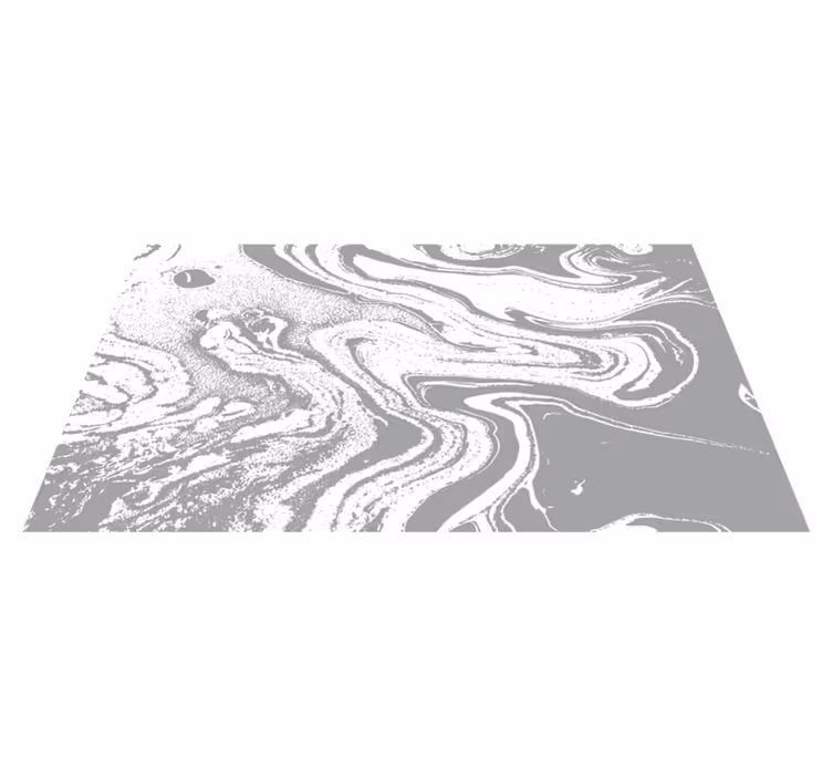 Tapis vinyle entrée aspect marbre gris clair - TenStickers