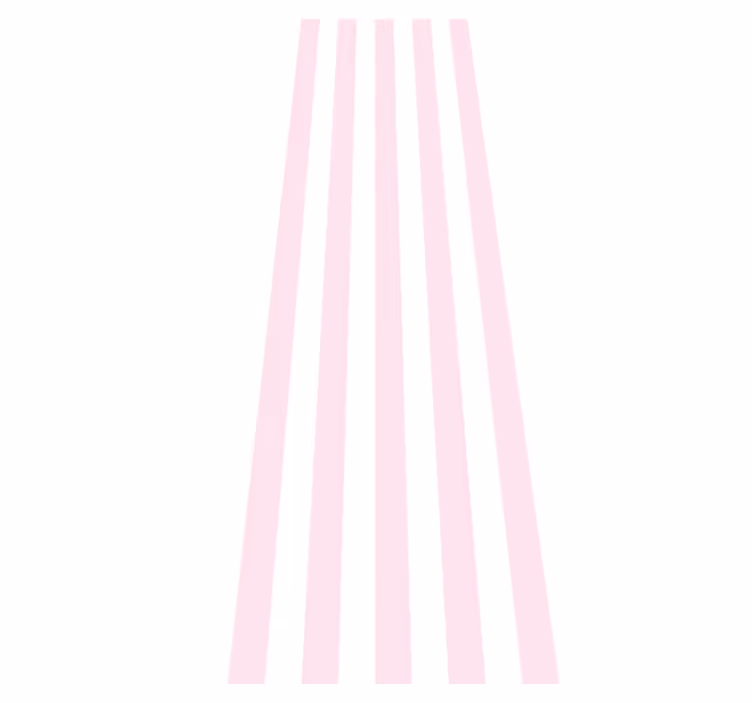 Tapis vinyle couloir rose et blanc nordique - TenStickers