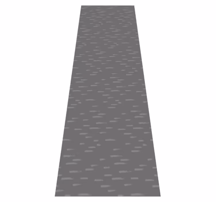 Tapis vinyle couloir rayures béton gris minimalistes - TenStickers