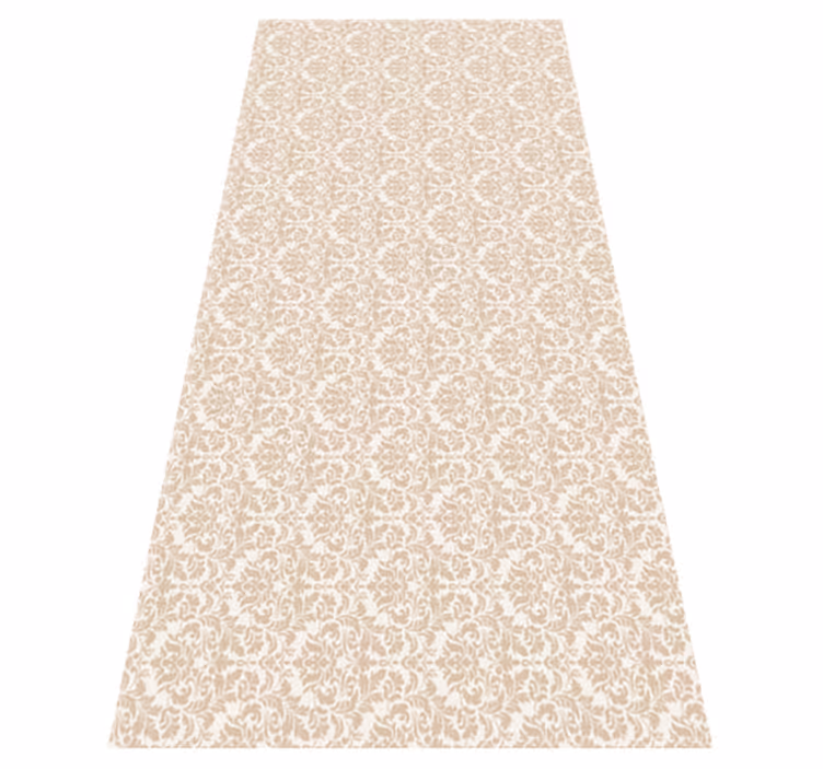 Tapis vinyle beige motif beige antique clair - TenStickers