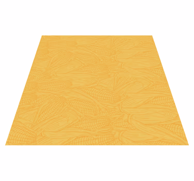 Tapis vinyle jaune en forme de cônes - TenStickers