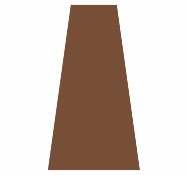 Tapis vinyle marron chocolat élégant et durable - TenStickers