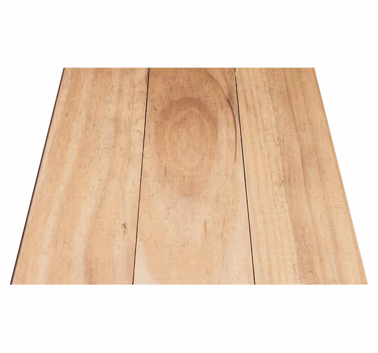 Tapis vinyle marron effet bois clair - TenStickers