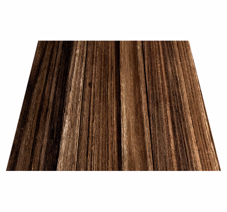 Tapis vinyle marron effet panneaux en bois élégant - TenStickers
