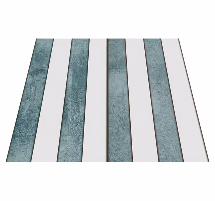 Tapis vinyle extérieur texture béton rayée - TenStickers