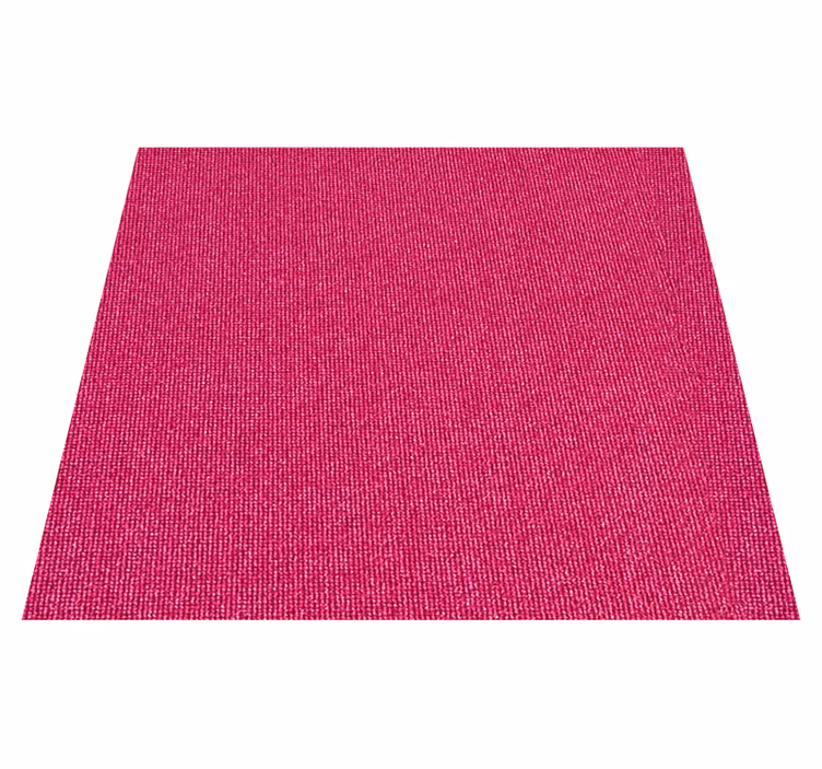 Tapis vinyle rose fuchsia - TenStickers