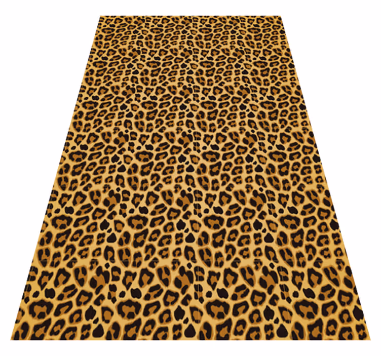 Tapis en vinyle imprimé peau de léopard - TenStickers