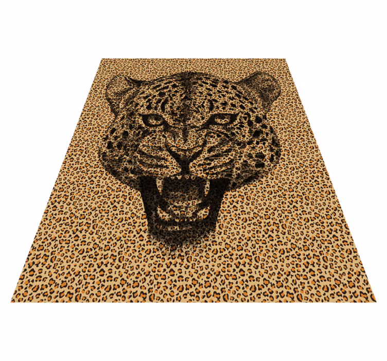 Tapis vinyle animal imprimé et design léopard - TenStickers