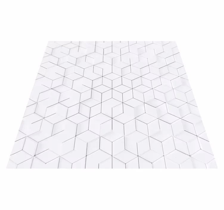 Tapis en vinyle géométrique simpliste - TenStickers