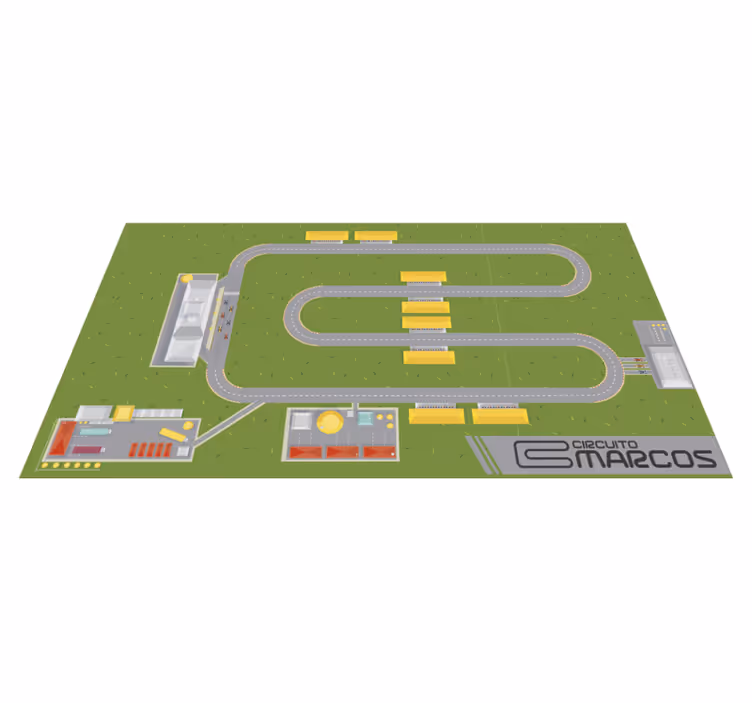 Superbe tapis en vinyle personnalisable - TenStickers