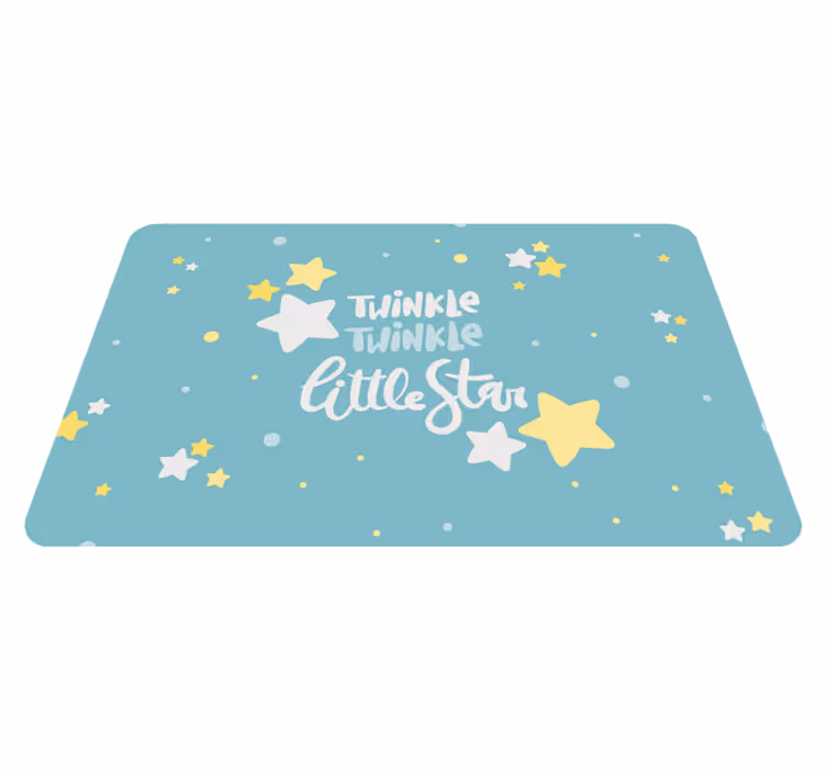 Magnifique tapis en vinyle scintillant - TenStickers