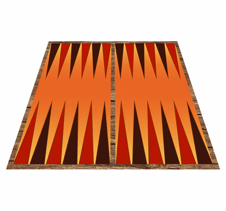 Tapis vinyle de jeu de plateau de backgammon incroyable - TenStickers
