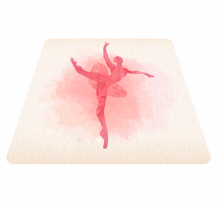 Tapis vinyle danse aquarelle - TenStickers