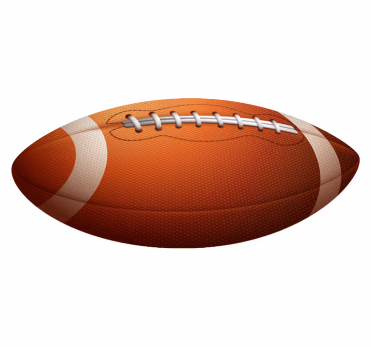 Tapis de vinyle adolescent ballon de football américain - TenStickers
