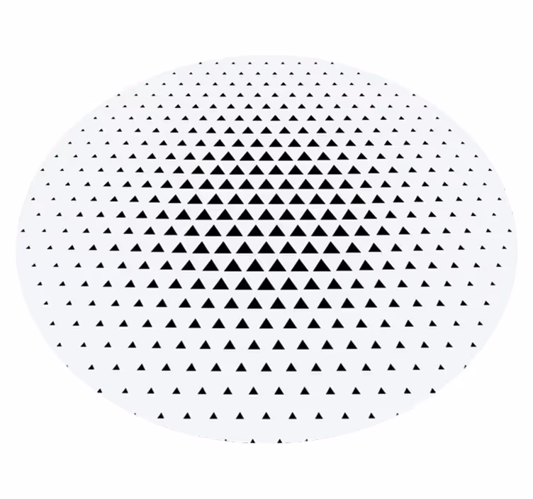 Tapis vinyle géométrique formes géométriques triangulaires - TenStickers