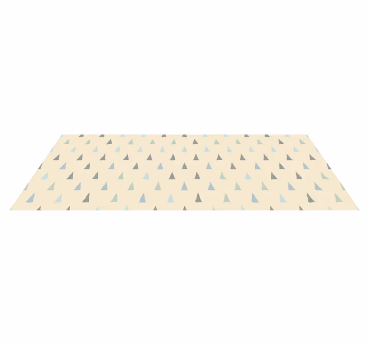 Magnifique tapis en vinyle de style scandinave triangles - TenStickers