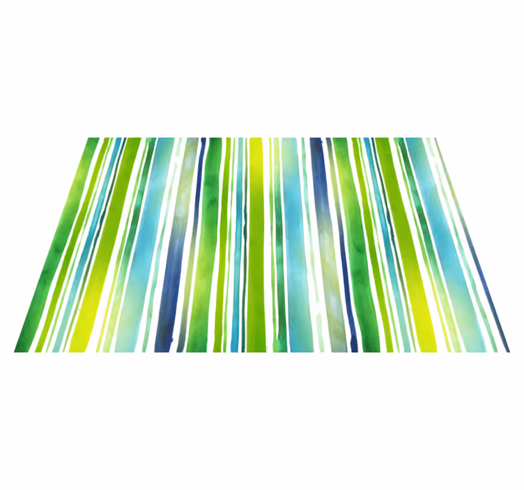 Tapis vinyle rayures abstrait rayé - TenStickers