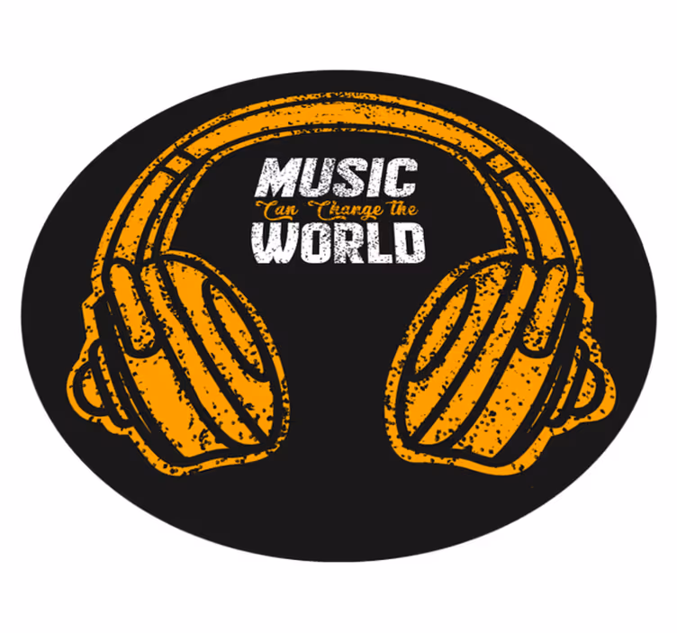 La musique des tapis en vinyle peut changer le monde - TenStickers