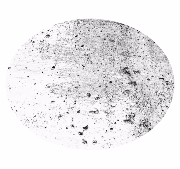 Tapis vinyle superlatif rond effet ciment - TenStickers