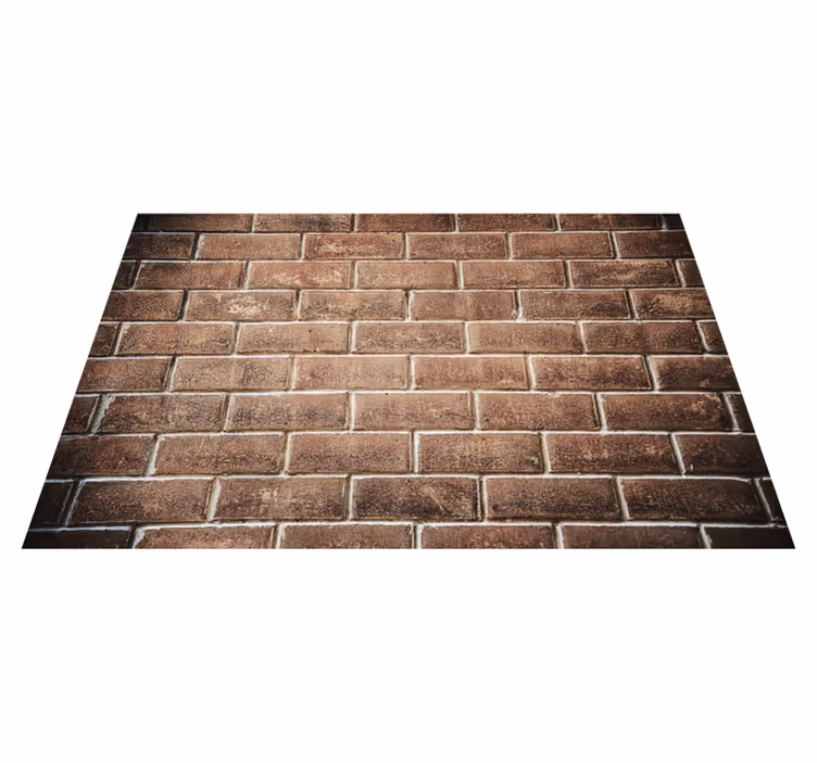 Fantastique tapis en vinyle avec effet briques - TenStickers