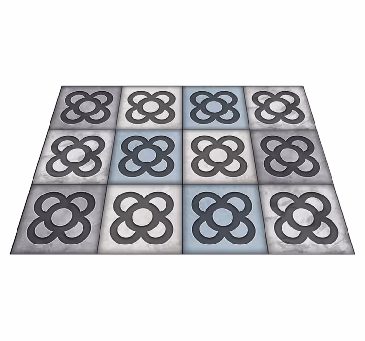 Tapis en vinyle de style carreaux de rue de barcelone - TenStickers