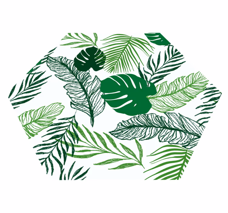 Tapis moderne en vinyle à fines feuilles - TenStickers