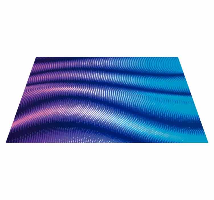 Tapis vinyle abstrait rayures violettes - TenStickers