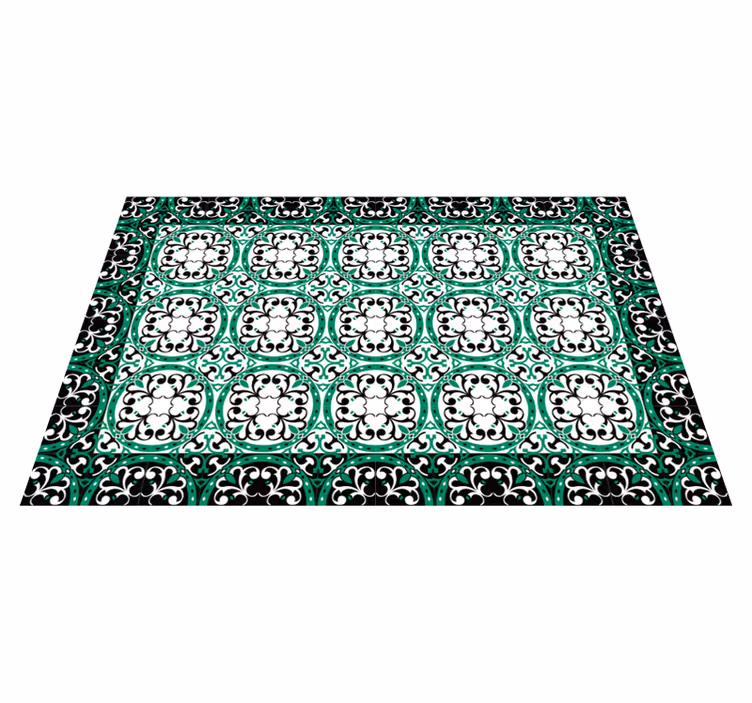 Tapis vinyle de salon mosaïque - TenStickers