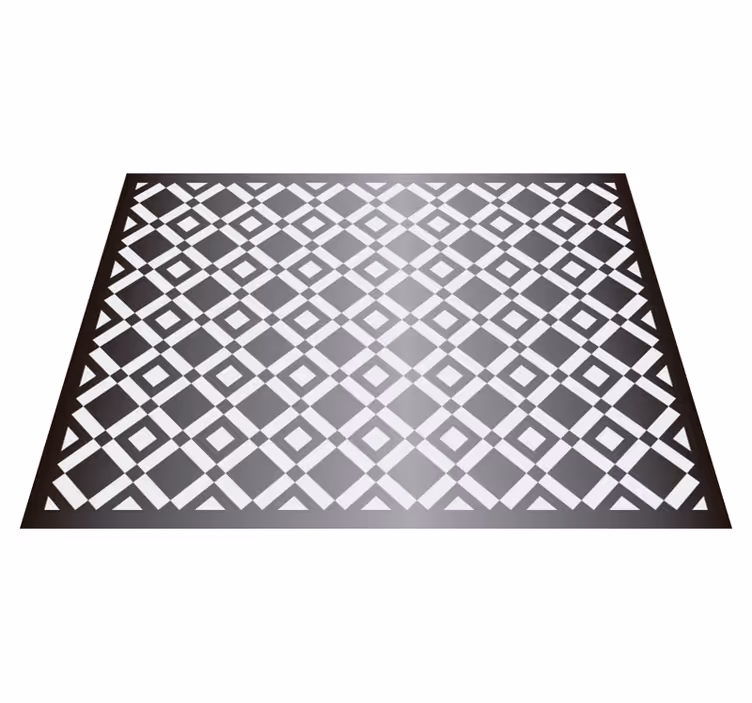 Tapis de vinyle géométrique tuiles incroyables - TenStickers