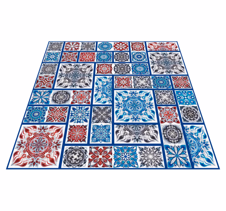 Tapis de bureau en vinyle à adhesif decos colorés merveilleux - TenStickers