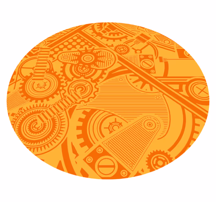 Tapis vinyle original de style steampunk vintage - TenStickers