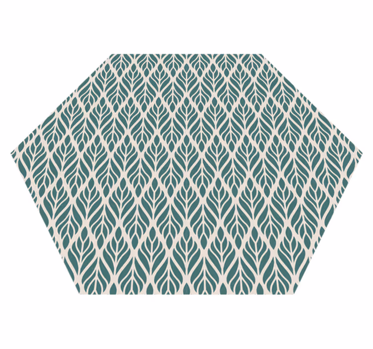 Tapis de chambre en vinyle à adhesif deco floral ethnique - TenStickers