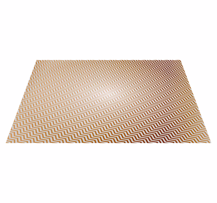 Tapis vinyle formes géométriques zig zag - TenStickers