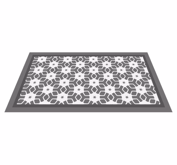 Tapis autocollant étoiles grises - TenStickers